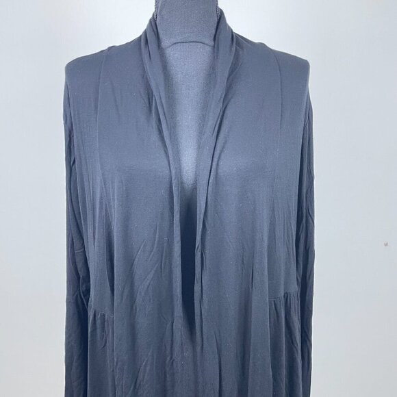 Kische Black open Cardigan Size 1X - Picture 2 of 10